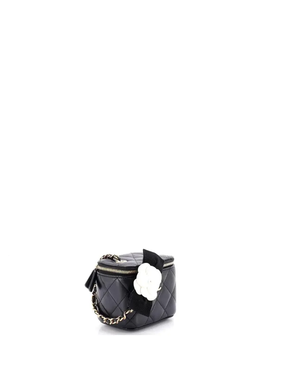 Chanel Camellia Bow Vanity Case With #258806C34B